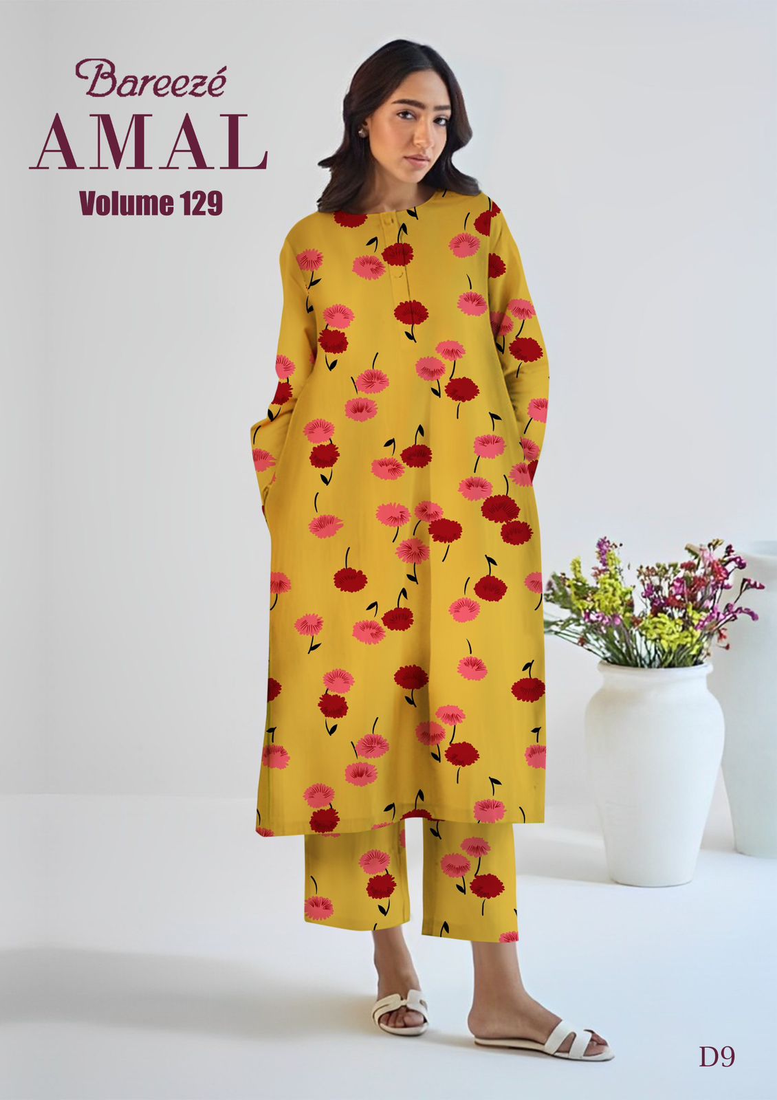 BAREEZ AMAL VOLUME 2PC SUIT