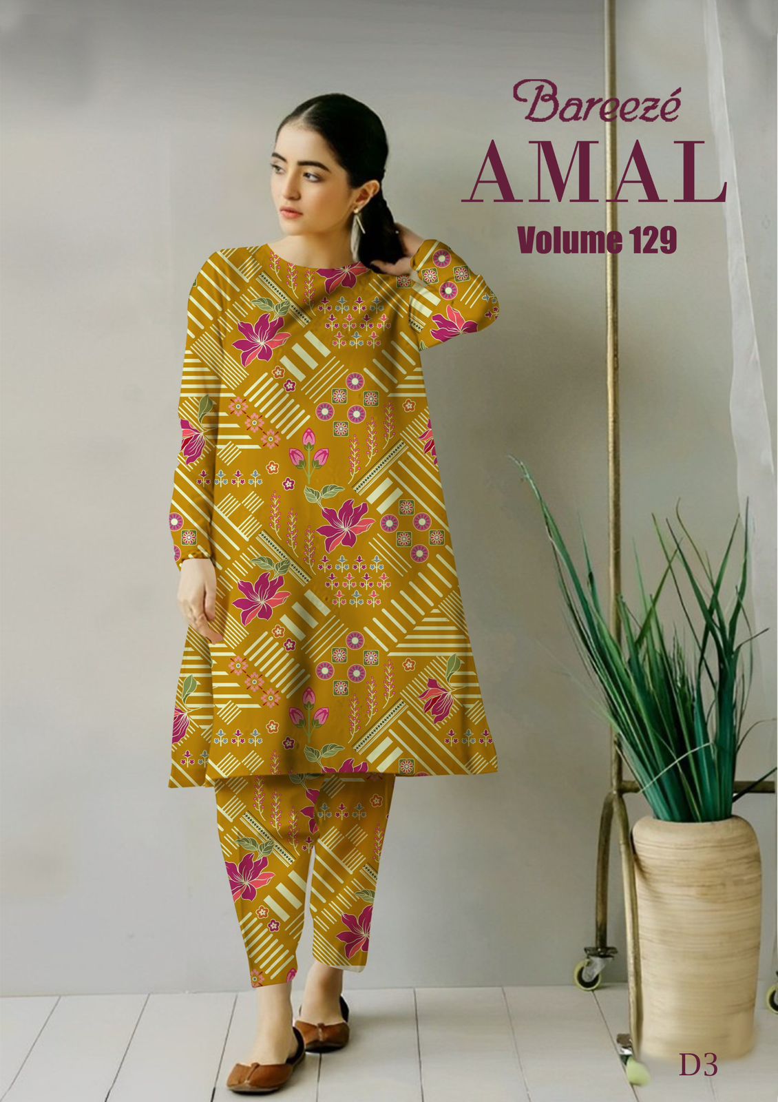 BAREEZ AMAL VOLUME 2PC SUIT 09